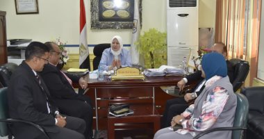 وكيل تعليم بنى سويف تستقبل مدير عام الإدارة العامة للأزمات بالوزارة