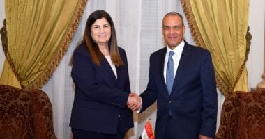  وزير الخارجية ووزيرة خارجية فلسطين فارسين شاهين