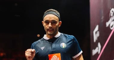 يوسف سليمان يتأهل لربع نهائى بطولة لندن كلاسيك للاسكواش يوسف سليمان