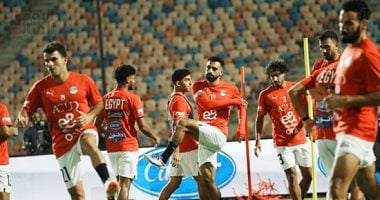 10 مشاهد من تدريب منتخب مصر الأخير استعدادا لمواجهة أثيوبيا.. صور تدريب منتخب مصر