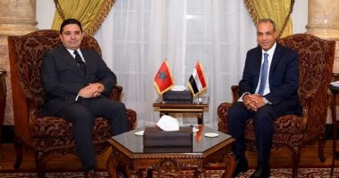 مباحثات مصرية مغربية لبحث تعزيز العلاقات الثنائية بين البلدين جانب من اللقاء