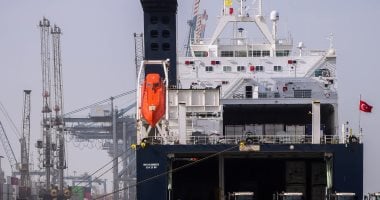 عبر خطوط "رورو".. السفينة "OLYMPOS SEAWAYS" تغادر دمياط متجهة إلى إيطاليا