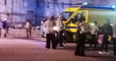 نقل الطفل المصاب للمستشفى