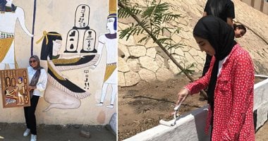 مدينة سمنود بالغربية تتجمل بجداريات تحكى تاريخ مصر فى العصر الفرعونى.. "حورس" و"إيزيس" يزينان الجدران.. وحملات نظافة وتشجير فى الشوارع ومحافظ الغربية يشيد بجهود المشاركين فى المبادرة مدينة سمنود تتجمل بجداريات تحكى تاريخ مصر