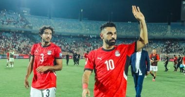 محمد صلاح يحتفل بثنائية الفراعنة ضد إثيوبيا وتعزيز رقمه التاريخي محمد صلاح