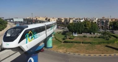 شاهد التشغيل التجريبي لمونوريل شرق النيل بدون ركاب.. صور