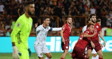 منتخب البرتغال يدك أرمينيا بخماسية فى تصفيات كأس العالم ويتصدر المجموعة أرمينيا ضد البرتغال