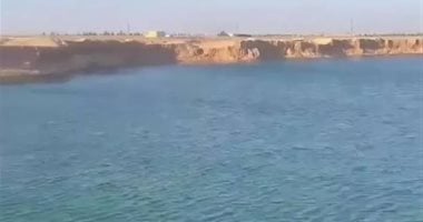 تليفزيون اليوم السابع يسلط الضوء على بحيرة البهنسا التي ظهرت فجأة فى قلب صحراء المنيا