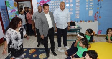 محافظ المنوفية يتابع بدء الدراسة فى مدرسة الجيل الجديد الدولية بشبين الكوم