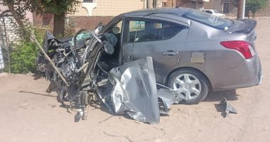 مصرع شخصين فى حادث تصادم سيارة ملاكى بقنا تصادم ملاكى أرشيفية