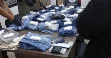 باراجواى تحبط محاولة تهريب كوكايين إلى إسبانيا مخبأة وسط ملابس جينز كوكايين