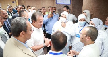 وزير الصحة يتفقد مستشفي نجع حمادي وأبو تشت ومشروع إنشاء مستشفى الرمد بقنا