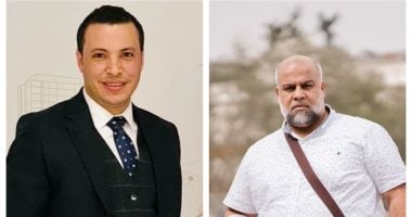 الدحدوح يهنئ اليوم السابع بعد وصول حواره مع محسن البديوى للقائمة القصيرة لجائزة الصحافة المصرية الإعلامى الفلسطينى وائل الدحدوح والزميل محسن البديوى