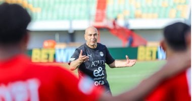 منتخب مصر يختتم تدريباته لمواجهة بوركينا فاسو غدا.. صور حسام حسن