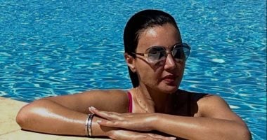 دينا فؤاد تتصدر محركات البحث والسبب صور فى حمام السباحة دينا فؤاد