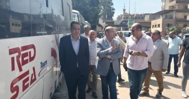 تشغيل خطوط للنقل الجماعى فى الحوامدية لخدمة المواطنين.. تشمل 60 سيارة