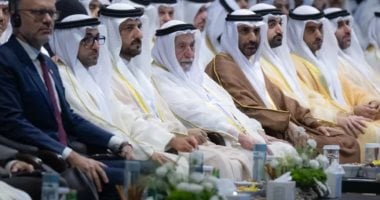 سلطان بن أحمد القاسمي يتفقد الأجنحة المشاركة والفعاليات المصاحبة بالمنتدى الدولي للاتصال الحكومي الحضور