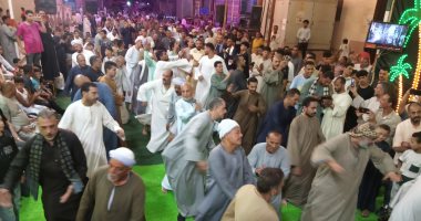احتفالية المولد النبوي نظمها أهالي الصعيد بمدينة القنطرة غرب في الإسماعيلية.. فيديو