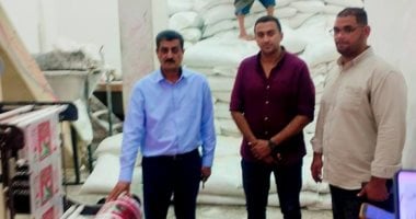 تموين سوهاج يضبط 54 طن سكر مدعم قبل بيعها بالسوق السوداء فى طهطا