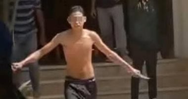 صورة من الفيديو المتداول للواقعة