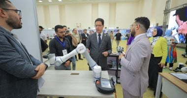 افتتاح فعاليات بطولة جامعة بنها الأولى للروبوتات