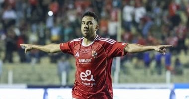 محمود تريزيجيه رجل مباراة الأهلى وإنبى فى دورى نايل