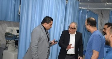 رئيس هيئة العامة للتأمين الصحى يتفقد مستشفى المقطم لمتابعة خدمات المرضى