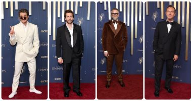 Emmy Awards 2025.. الرجال الأكثر أناقة على السجادة الحمراء