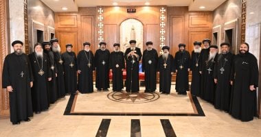 البابا تواضروس يلتقى الأساقفة العموم بالقاهرة