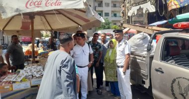 ضبط ومصادرة 90 من المخالفات فى حملة لشرطة المرافق وحى غرب سوهاج