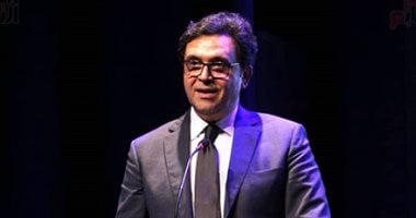 الفنان أحمد إبراهيم يلقى كلمة "اليوم المصرى للموسيقى" بقلم الموسيقار عمر خيرت الدكتور أحمد فؤاد هنو وزير الثقافة