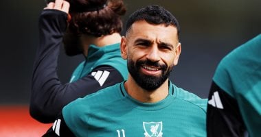 محمد صلاح فى تدريبات ليفربول