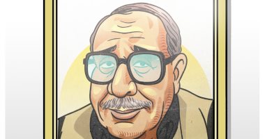 كاريكاتير اليوم السابع يحتفى بذكرى رحيل مهندس الكوميديا فؤاد المهندس