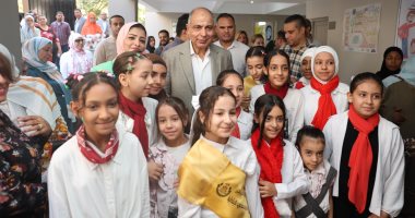 محافظ المنيا يفتتح أعمال الصيانة الشاملة لمدرسة الناصرية بحى أبو هلال