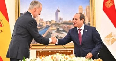 الرئيس عبد الفتاح السيسي وملك إسبانيا