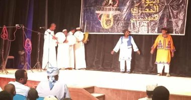 عرض لفرقة توشكى التلقائية فى أسوان خلال العيد الأول لليوم المصرى للموسيقى