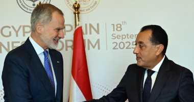 فعاليات المنتدى "المصرى ـ الإسبانى" للأعمال.. رئيس الوزراء: إسبانيا شريك رئيسى لمصر فى التنمية.. مجلس الأعمال المشترك ركيزة تعزيز التعاون.. وملك إسبانيا يشيد بالشراكة الاستراتيجية من خلال 60 شركة فى القاهرة