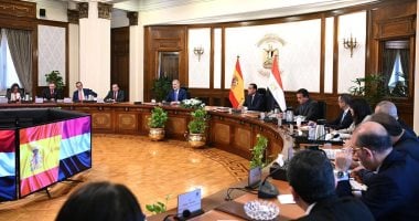 رئيس الوزراء يستقبل ملك إسبانيا فى مقر الحكومة.. الملك فيليبى السادس يؤكد دور مصر المهم بالمنطقة وإدراكه للأزمات الحالية وتداعياتها على القاهرة ولا سيما القضية الفلسطينية.. يؤكد: نشيد بموقفكم.. ونرفض التهجير