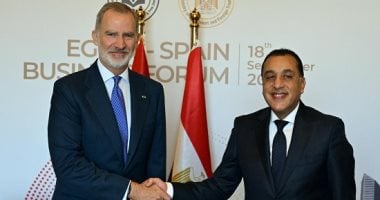 رئيس الوزراء لملك إسبانيا: نشيد بموقفكم.. ونرفض تهجير الشعب الفلسطينى من أرضه.. ويؤكد: حل الدولتين وإقرار السلام هو السبيل الوحيد لتسوية النزاع الفلسطينى الإسرائيلى.. وملتزمون بدعم وتطوير العلاقات مع بلادكم