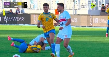 الزمالك يتقدم على الإسماعيلي بهدف عبد الله السعيد فى الشوط الأول.. فيديو
