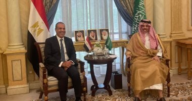 وزير الخارجية يبحث مع نظيره السعودى لبحث التطورات الإقليمية
