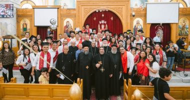 إيبارشية المعادى تنظم حفلات ختام المهرجان الدراسى لطلاب المرحلة الابتدائية والإعدادية