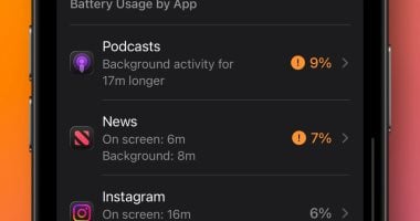 بعد تحديث iOS 26.. ميزة ذكية لحل مشكلة استنزاف البطارية في هاتفك
