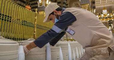 183 طنًا من مياه زمزم للمصلين بالمسجد النبوى اليوم الجمعة