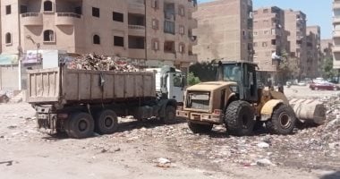 رفع 940 طن مخلفات هدم وبناء من منطقة الكونيسة فى العمرانية