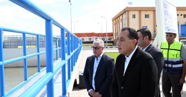 مدبولى يفتتح محطة ومأخذ المياه بالقنطرة غرب الصناعية بتكلفة 475.8 مليون جنيه