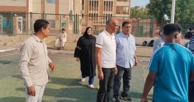 حياة كريمة فى أسوان.. دعم مراكز الشباب بقرى كوم امبو بأدوات وأجهزة رياضية
