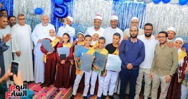 المدرسة القرآنية بقرية البعيرات تحتفل بتوثيق ختام القرآن الكريم.. فيديو وصور