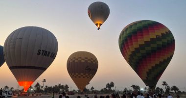 سماء الأقصر تشهد تحليق 51 رحلة بالون طائر تقل 750 سائحا من حول العالم