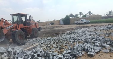 محافظ الجيزة: إزالة 58 حالة تعدٍ وبناء مخالف على أراضى أملاك الدولة
